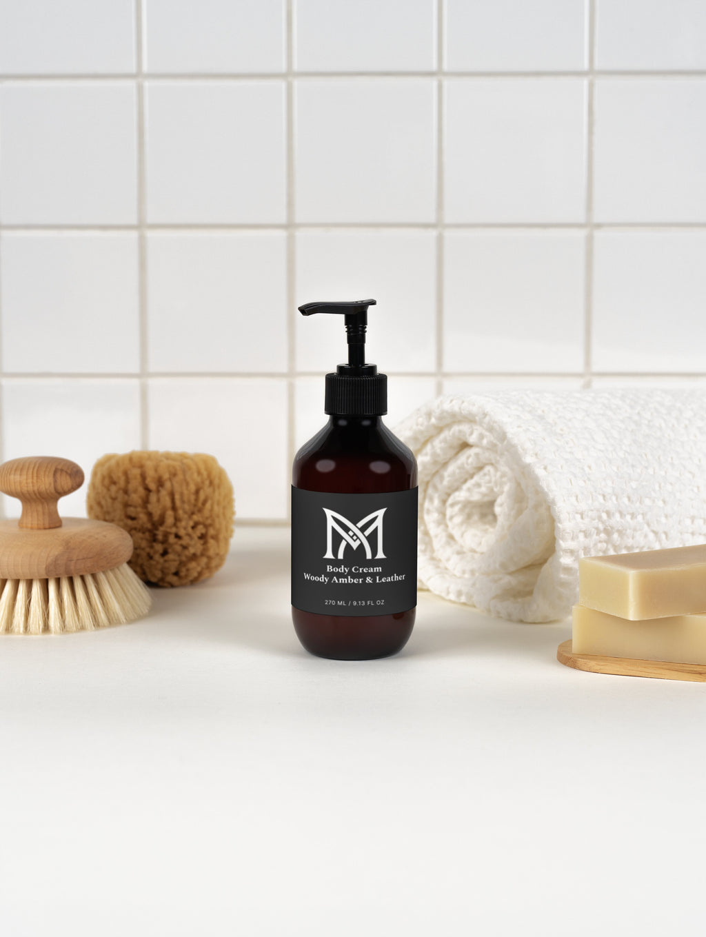 Crème Corps Silk Skin, Ambre Boisé & Cuir